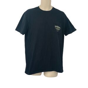 Harley-Davidson Motorcycle Mens Short Sleeve Black T-Shirt Javelina Boerne, TX L